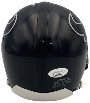 Andre Johnson Autographed Houston Texans Signed Football Mini Helmet JSA COA-Powers Sports Memorabilia