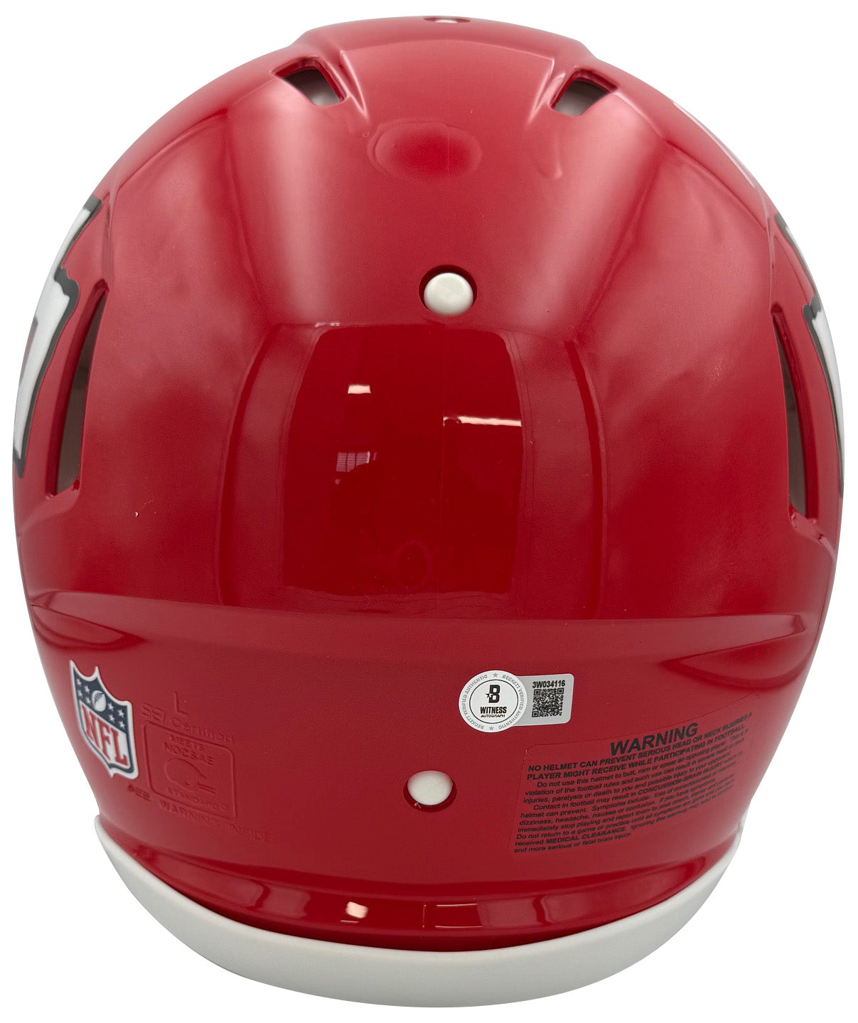 Andy Reid Autographed Kansas City Chiefs Signed Football Full Size Authentic Helmet Beckett COA-Powers Sports Memorabilia