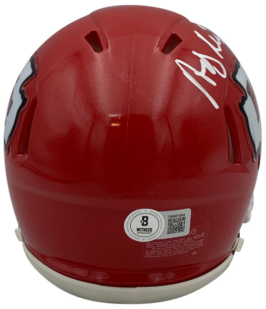 Andy Reid Autographed Kansas City Chiefs Signed Football Mini Helmet Beckett COA-Powers Sports Memorabilia