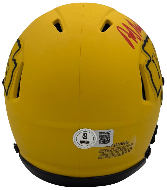 Andy Reid Autographed Kansas City Chiefs Signed Football Rave Mini Helmet Beckett COA-Powers Sports Memorabilia