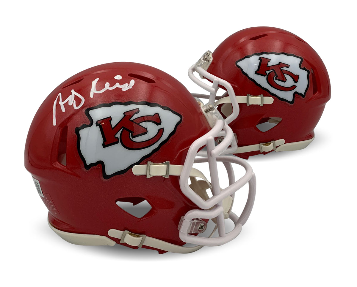Andy Reid Autographed Kansas City Chiefs Signed Football Mini Helmet Beckett COA-Powers Sports Memorabilia