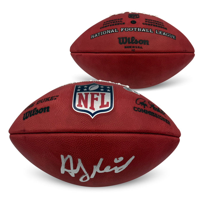 Andy Reid Kansas City Chiefs Autographed NFL Authentic Duke Game Signed Football Beckett COA-Powers Sports Memorabilia