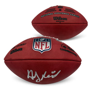 Andy Reid Kansas City Chiefs Autographed NFL Authentic Duke Game Signed Football Beckett COA-Powers Sports Memorabilia