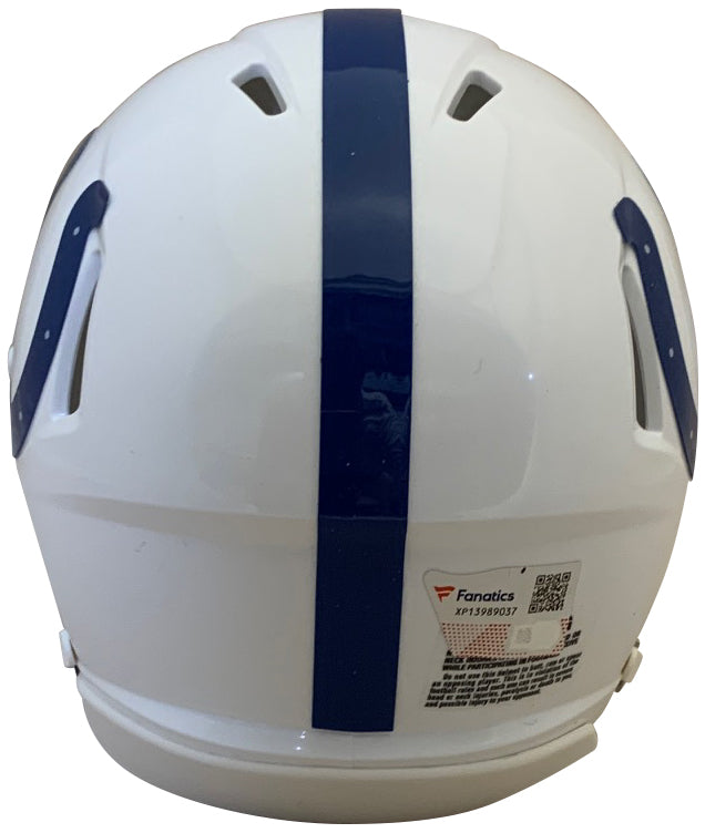Anthony Richardson Autographed Indianapolis Colts Signed Football Mini Helmet Fanatics Authentic COA-Powers Sports Memorabilia