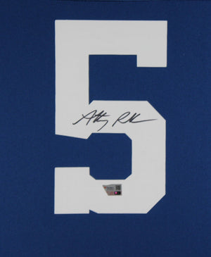 Anthony Richardson Autographed Indianapolis Colts Signed Nike Game Football Framed Jersey Fanatics Authentic COA