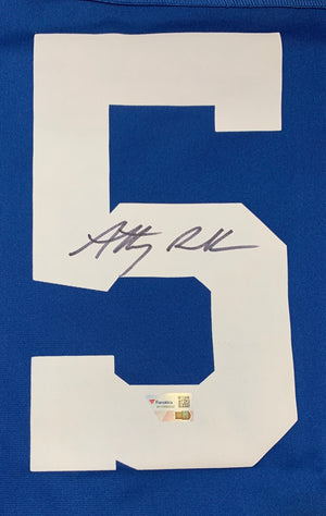 Anthony Richardson Autographed Indianapolis Colts Signed Nike Game Football Jersey Fanatics Authentic COA-Powers Sports Memorabilia