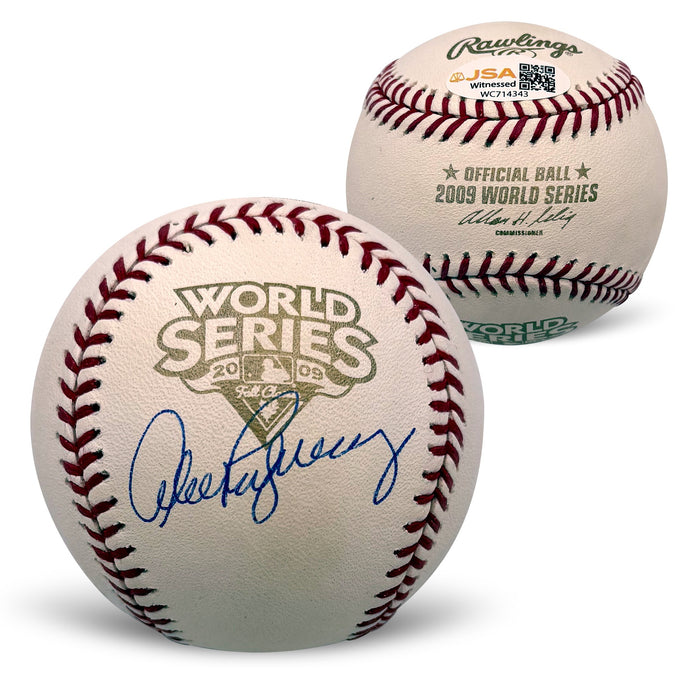 Alex Rodriguez New York Yankees Signed 2009 World Series Baseball JSA-Powers Sports Memorabilia