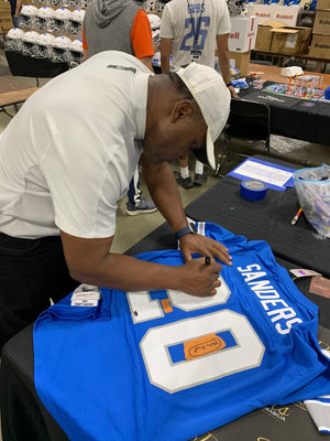 Barry Sanders Autograph Signing-Powers Sports Memorabilia