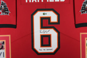 Baker Mayfield Autographed Tampa Bay Buccaneers Signed Nike Limited Football Framed Jersey FIRE THE CANNONS Beckett Authenticated COA-Powers Sports Memorabilia