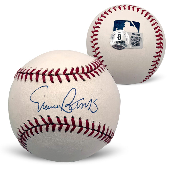 Ernie Banks Signed Chicago Cubs Baseball Beckett BT12085-Powers Sports Memorabilia