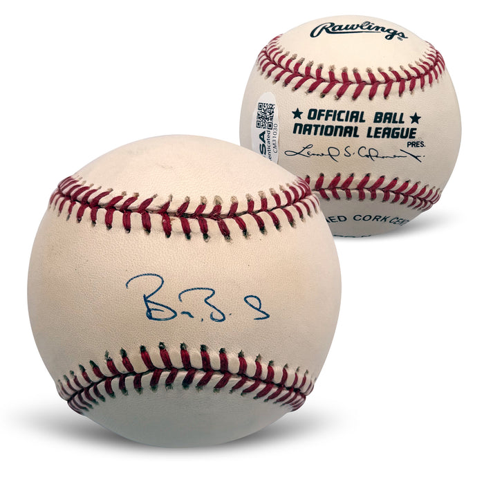 Barry Bonds Autographed Giants Signed Baseball JSA CM31030-Powers Sports Memorabilia