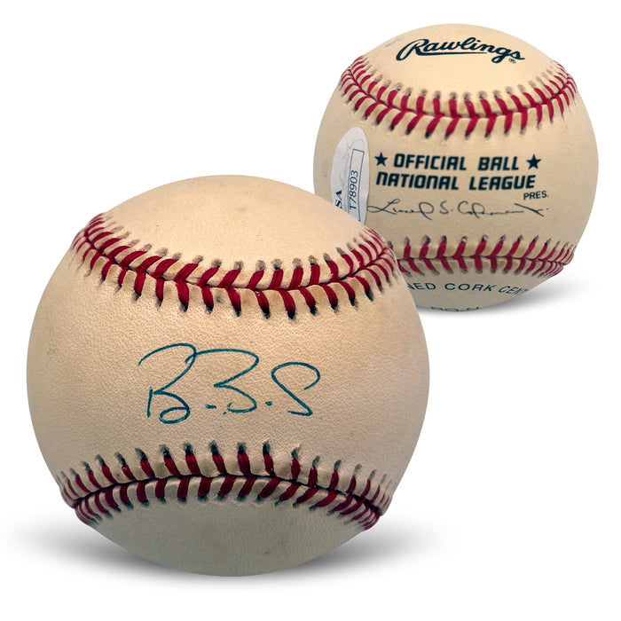 Barry Bonds Autographed Giants National League Baseball JSA T78903-Powers Sports Memorabilia