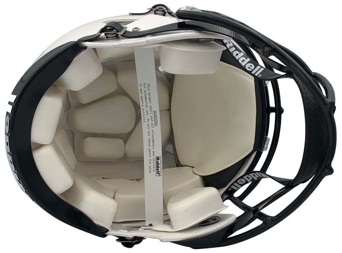 Barry Sanders Autographed Oklahoma State Cowboys Signed Full Size Authentic Football Helmet Heisman 88 Beckett COA-Powers Sports Memorabilia