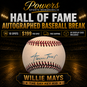 Hall of Fame Autographed Baseball Break | 10 Spots | Willie Mays Chase | FREE Shipping