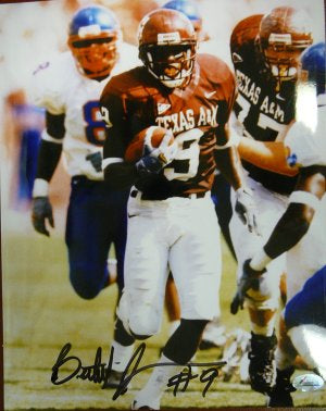 Bethel Johnson Autographed Texas A&M Aggies 8x10 Photo-Powers Sports Memorabilia