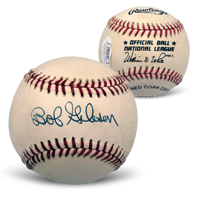 Bob Gibson Signed St Louis Cardinals Baseball JSA CG57907