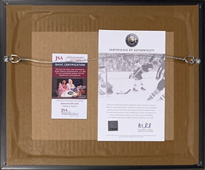 Bobby Orr Autographed 1970 Stanley Cup Dive Signed 8x10 Framed Hockey Photo JSA COA-Powers Sports Memorabilia