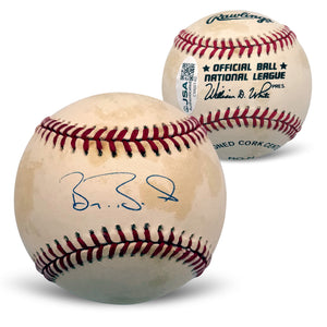 Barry Bonds Autographed San Francisco Giants National League Signed MLB Baseball JSA COA With UV Display Case CM60140