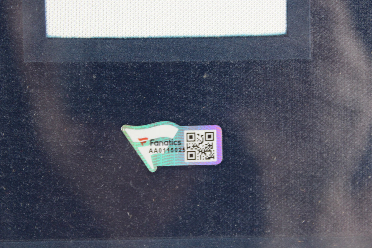 Tom Brady Autographed Michigan Wolverines Signed Jordan Brand Football Framed Jersey Fanatics Authentic COA-Powers Sports Memorabilia