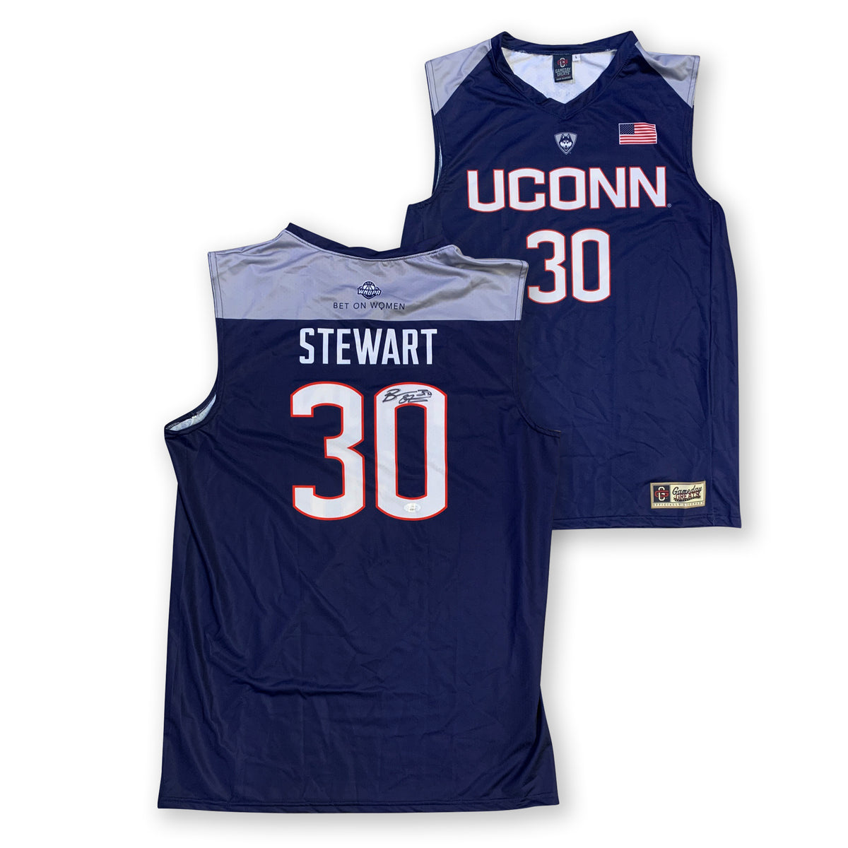 Breanna Stewart Autographed UCONN Huskies Signed Nike Basketball Jerse ...