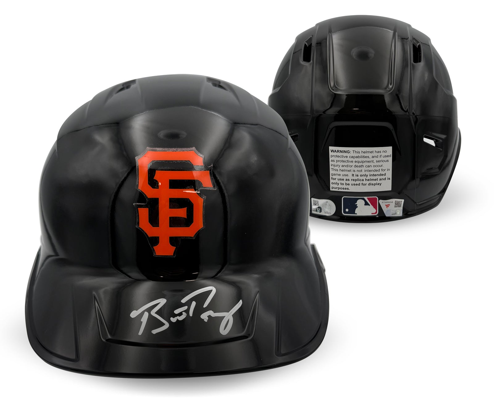 Buster Posey Autographed San Francisco Giants Batting Helmet Fanatics-Powers Sports Memorabilia