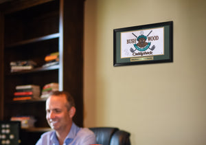 Chevy Chase Autographed Caddyshack Bushwood Signed Framed Golf Flag Beckett COA-Powers Sports Memorabilia