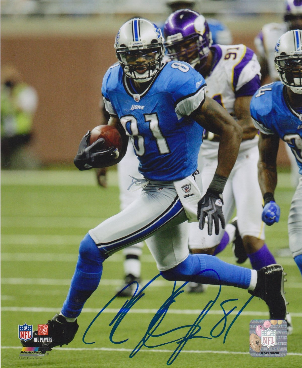 Calvin Johnson Autographed NFL Authentic Signed Memorabilia