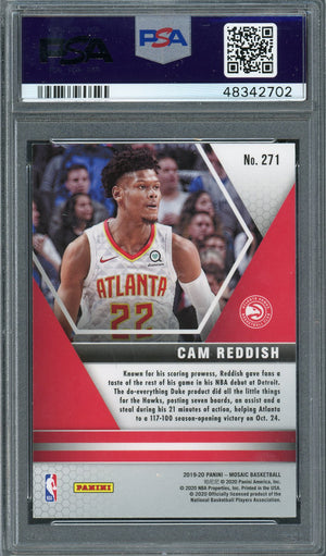 Cam Reddish 2019 Panini Mosaic Basketball Rookie Card RC #271 Graded PSA 9 MINT-Powers Sports Memorabilia