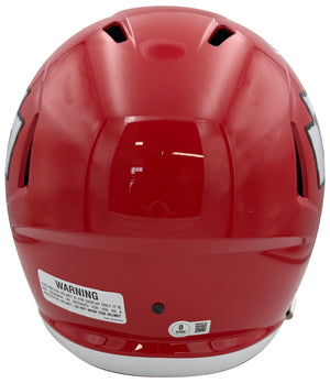 Chris Jones Autographed Kansas City Chiefs Signed Full Size Replica Football Helmet Beckett COA-Powers Sports Memorabilia