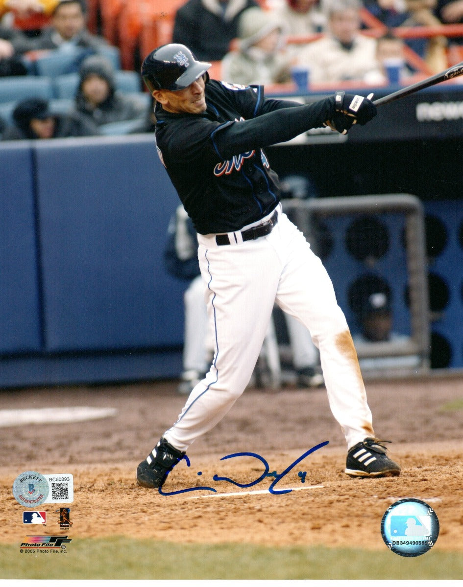 Chris Woodward Autographed New York Mets 8x10 Photo Beckett Authenticated-Powers Sports Memorabilia