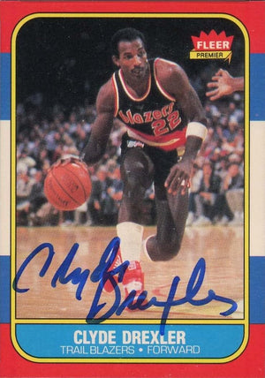 Clyde Drexler Autograph Signing-Powers Sports Memorabilia