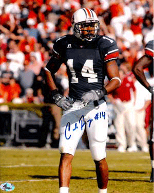 Carlos Rogers Autographed Auburn Tigers 8x10 Photo-Powers Sports Memorabilia