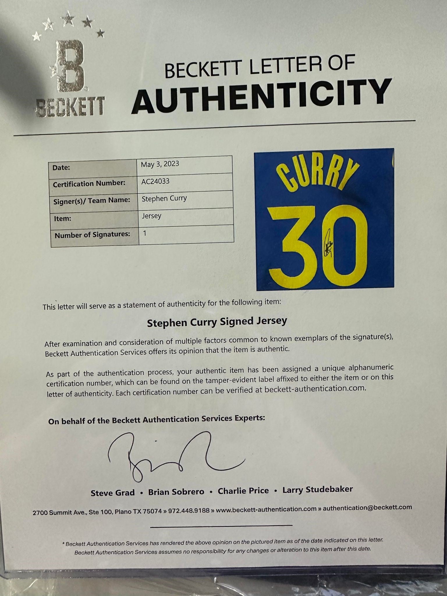 Stephen Curry Autographed Golden State Warriors 75th Anniversary Nike Swingman Signed Basketball Framed Jersey JSA COA-Powers Sports Memorabilia