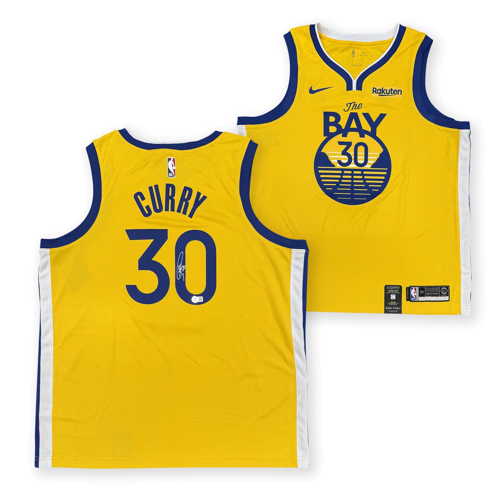 Basketball Legends Signed Jersey Break Featuring Stephen Curry Warriors Nike Swingman Jersey (all sales final)-Powers Sports Memorabilia