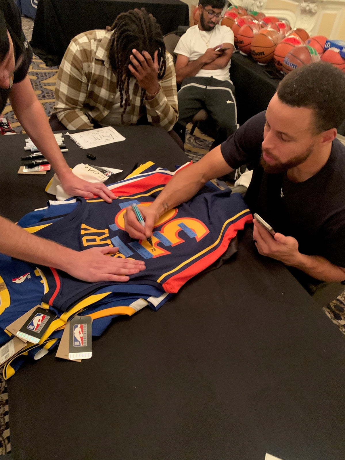 Stephen Curry Autograph Signing