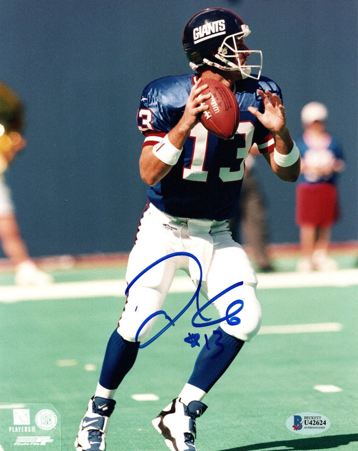 Danny Kanell Signed New York Giants 8x10 Photo - Beckett-Powers Sports Memorabilia