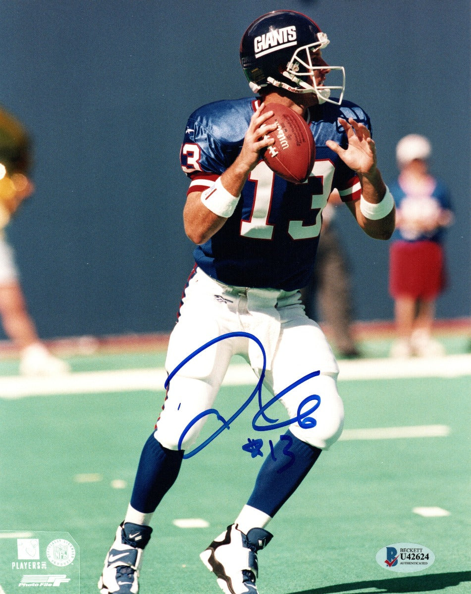 Danny Kanell Autographed New York Giants 8x10 Photo Beckett Authenticated-Powers Sports Memorabilia