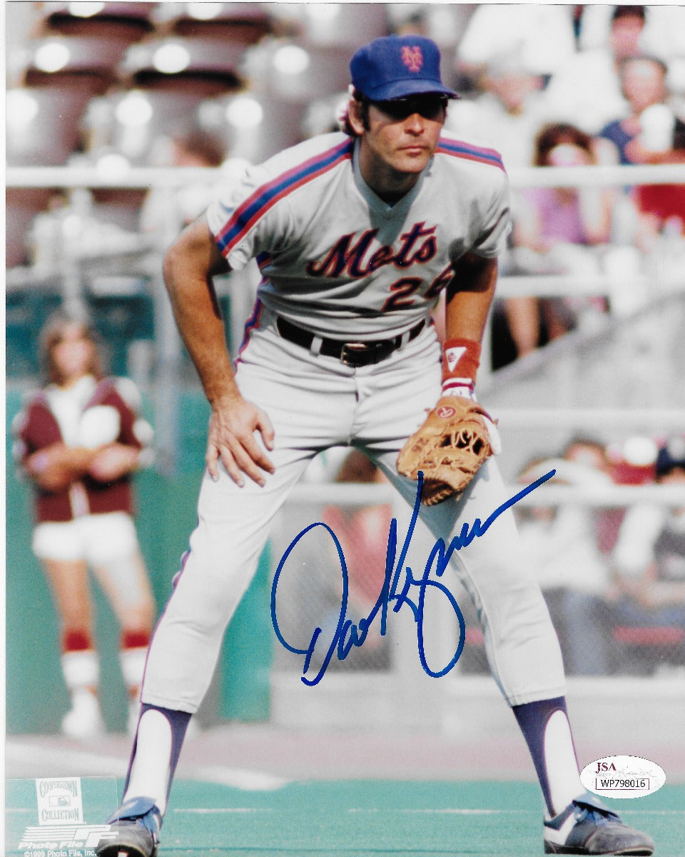 Dave Kingman Autographed New York Mets 8x10 Photo JSA Authenticated-Powers Sports Memorabilia