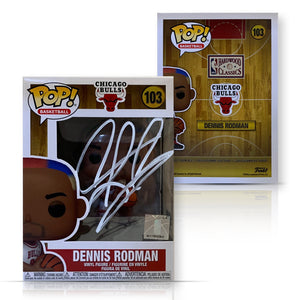 Dennis Rodman Autographed Basketball Signed Funko POP 103 Beckett COA-Powers Sports Memorabilia