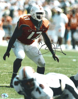 DJ Williams Autographed Miami Hurricanes 8x10 Photo-Powers Sports Memorabilia