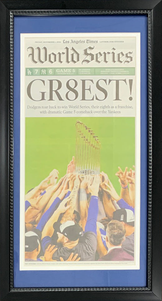 Los Angeles Dodgers 2024 World Series Champion Times