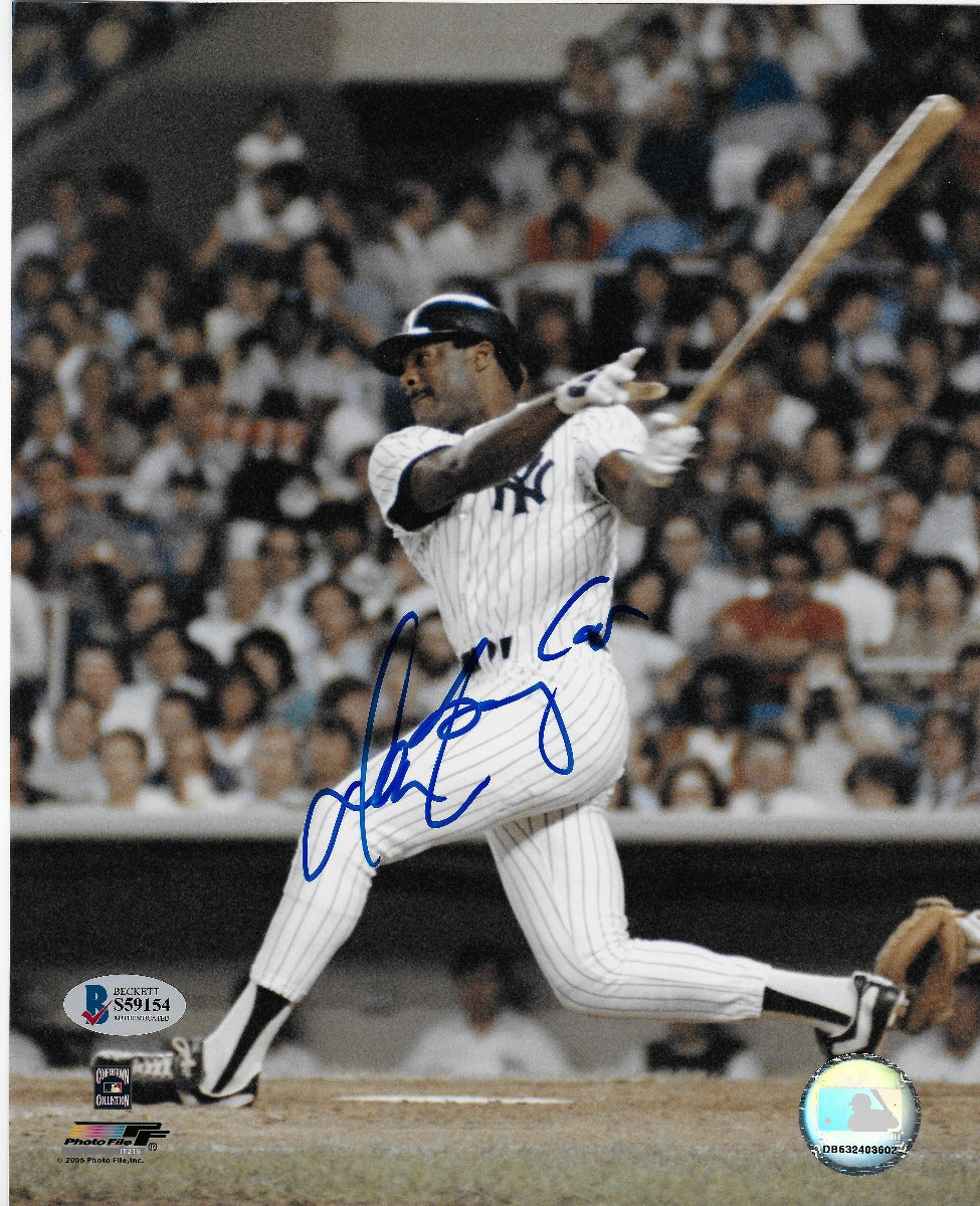 Don Baylor Autographed New York Yankees 8x10 Photo Beckett Authenticated-Powers Sports Memorabilia
