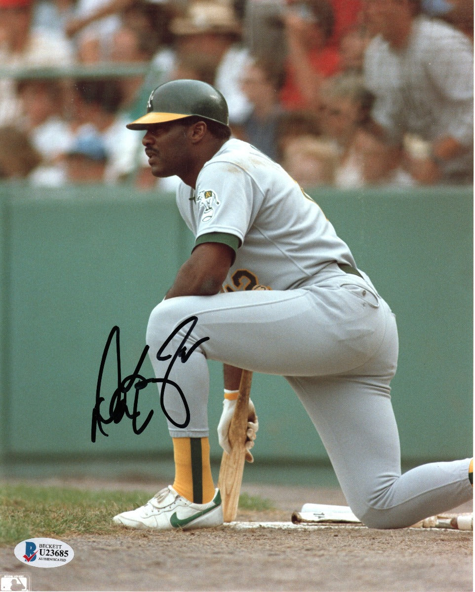 Don Baylor Autographed Oakland A's 8x10 Photo Beckett Authenticated-Powers Sports Memorabilia