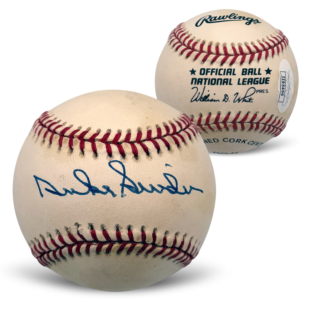 Duke Snider Autographed National League Baseball JSA II95466-Powers Sports Memorabilia