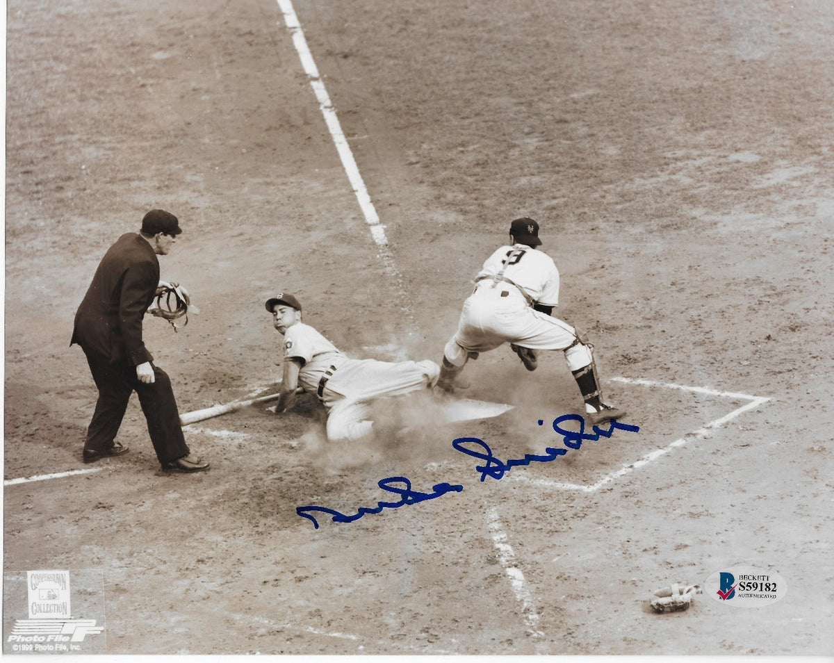 Duke Snider Autographed Brooklyn Dodgers 8x10 Photo Beckett Authenticated #1-Powers Sports Memorabilia