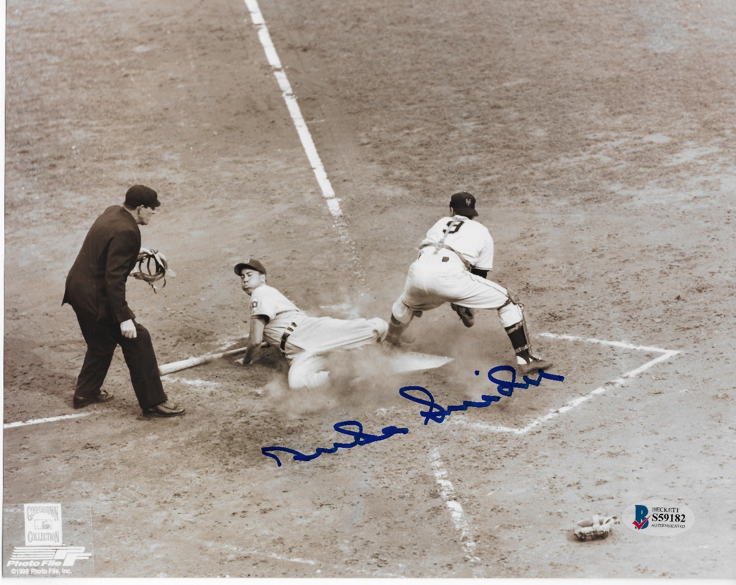 Duke Snider Signed Brooklyn Dodgers 8x10 Photo Beckett Authenticated #1-Powers Sports Memorabilia