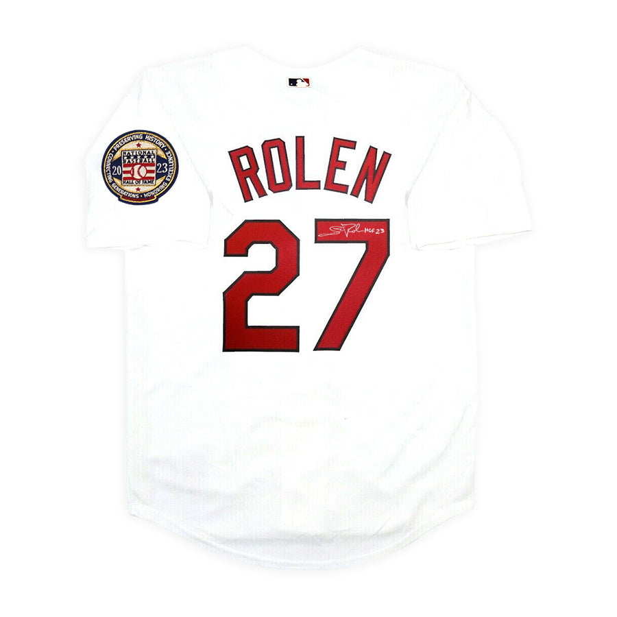 Scott Rolen Signed & Inscribed HOF 23 Nike Jersey with HOF Patch (Top Tier)-Powers Sports Memorabilia