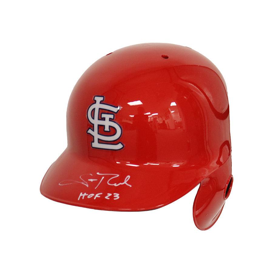 Scott Rolen St. Louis Cardinals Signed & Inscribed HOF 23 Helmet (Top Tier)-Powers Sports Memorabilia