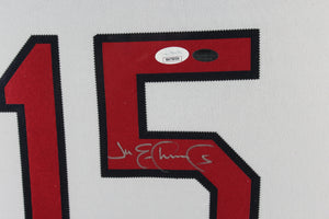 Jim Edmonds Autographed St Louis Cardinals Signed 2006 World Series Baseball Framed Jersey JSA COA-Powers Sports Memorabilia