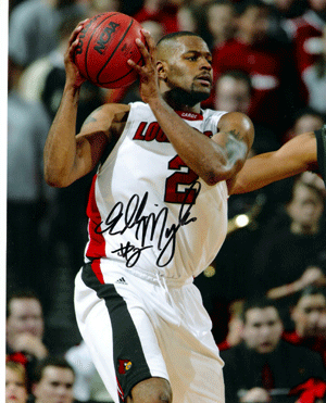 Ellis Myles Autographed Louisville Cardinals 8x10 Photo-Powers Sports Memorabilia